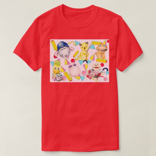 80年代90年代の人形ロランドラット Tシャツ (デザイン正面)