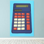 80年代90年代の計算機数学学校ノスタルジア キャンバスプリント (インサイチュ (ウッドフロア))