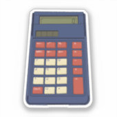 80年代90年代の計算機数学学校ノスタルジア シール (正面)