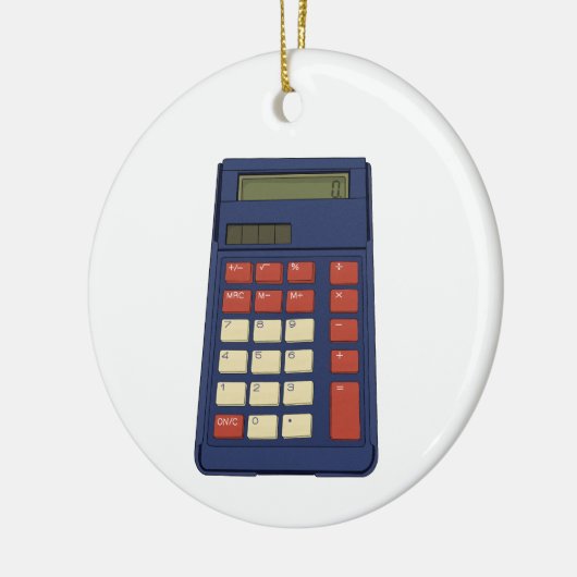 80年代90年代の計算機数学学校ノスタルジア セラミックオーナメント (左)