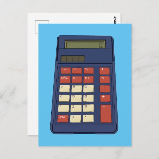 80年代90年代の計算機数学学校ノスタルジア ポストカード (正面/裏面)