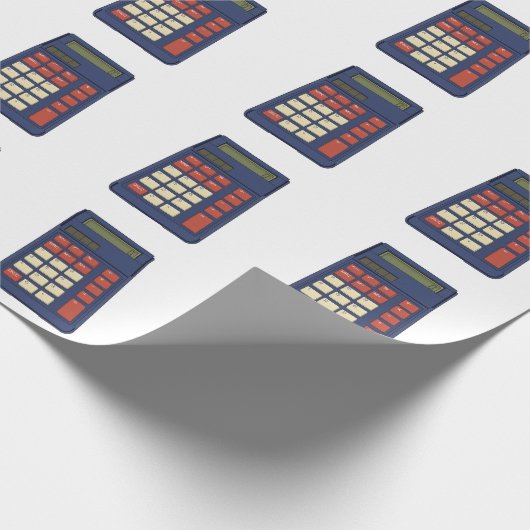 80年代90年代の計算機数学学校ノスタルジア ラッピングペーパー (角)