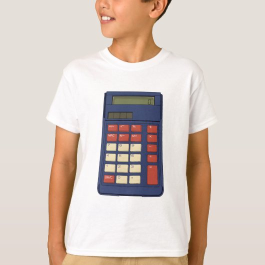 80年代90年代の計算機数学学校ノスタルジア Tシャツ (正面)