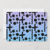 80年代90年代パーティーオンブレヴィンテージBOOMBOX懐かしさ 招待状 (裏面)