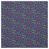 80年代90年代レトロパーティーネオンメンフィス模様 ファブリック (見本)