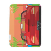 80年代 アーケード スポーツカー マグネット (縦)
