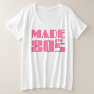 80年代 プラスサイズTシャツ
