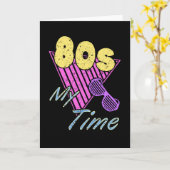 80年代 レトロ ノスタルジア カード (黄色い花)