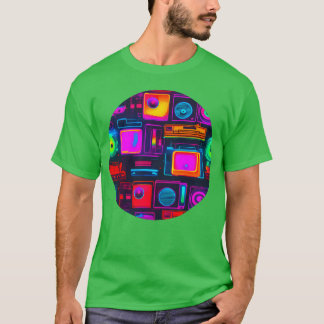 80年代 レトロ ヴィンテージ パーティー ラジオ フレンド Tシャツ