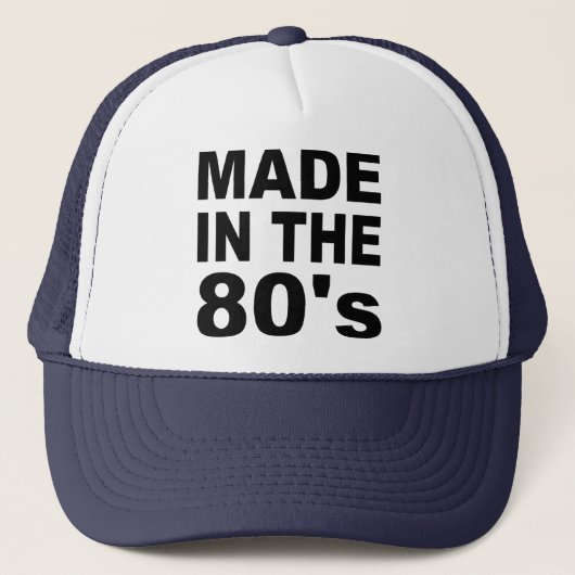 80年代-誕生日に作られる キャップ (正面)