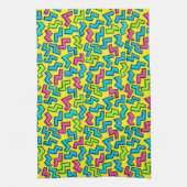 80年代/90年代のネオン キッチンタオル (縦)