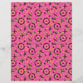 80年代/90年代のレトロネオンパターン (裏面)