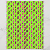 80年代/90年代のレトロネオンパターン (正面)