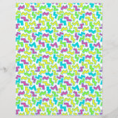 80年代/90年代のレトロネオンパターン (正面)