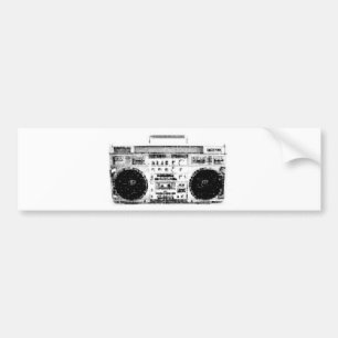 80年代Boombox バンパーステッカー