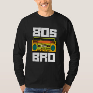 80年代Bro 1980年代のパーティー80年代Brother Boombox Ra Tシャツ