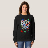 80年代Bro 1980年代パーティー80年代スタイルPattern Brothe スウェットシャツ (正面フル)