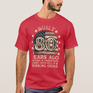 80年前の誕生日 ヴィンテージ 1945 ビンテージ Tシャツ