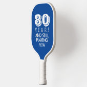 80年現在の遊のカスタム年齢文字色 ピックルボールラケット (左)