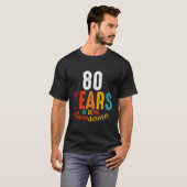 80年素晴らし間 Tシャツ (正面フル)