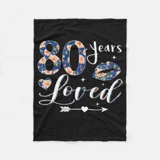 80年、花の母が愛された1942年80日 フリースブランケット