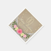 80日85日90日91日92日97日99日誕生日 スタンダードカクテルナプキン (角)