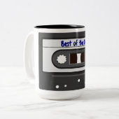 80最高ののレトロミックステープ・マグ ツートーンマグカップ (正面左)