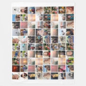 80枚のユニーク写真や画像や引用文など フリースブランケット (正面)