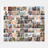 80枚のユニーク写真や画像や引用文など フリースブランケット (正面(横))