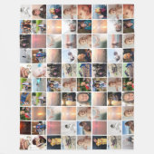 80枚の写真または画像または引用文 フリースブランケット (正面)