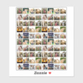 80枚パーソナライズされたのコラージュ シール (シート)