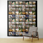 80枚パーソナライズされたのコラージュ タペストリー (インサイチュ)