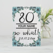 80歳だって？ - 面白い80歳の誕生日