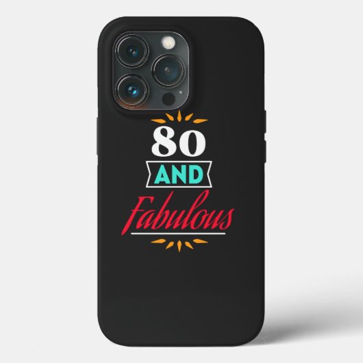 80歳と素晴らしいことわざ Case-Mate iPhoneケース (裏面)