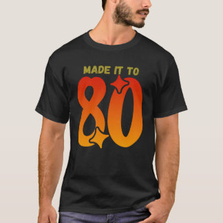 80歳に達した Tシャツ