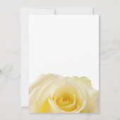 80歳のサプライズ·バースデー·パーティー·イエロー·ローズ·フローラ 招待状 (裏面)