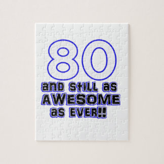 80歳のデザイン ジグソーパズル