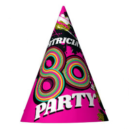 80歳のパーティーパーソナライズされた誕生日 パーティーハット