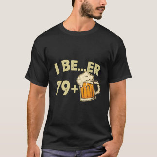 80歳のビール好き Tシャツ