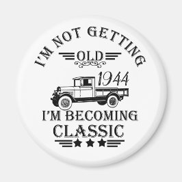 80歳のヴィンテージ80歳の誕生日パーティー マグネット