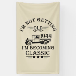 80歳のヴィンテージ80歳の誕生日パーティー 横断幕