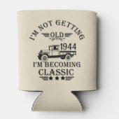 80歳のヴィンテージ80歳の誕生日パーティー 缶クーラー (裏面)