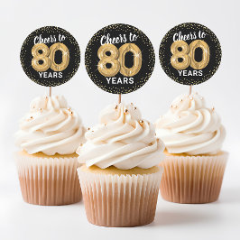 80歳の誕生日おめでとう ラウンドシール