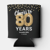 80歳の誕生日おめでとう 缶クーラー (裏面)