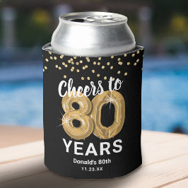 80歳の誕生日おめでとう 缶クーラー