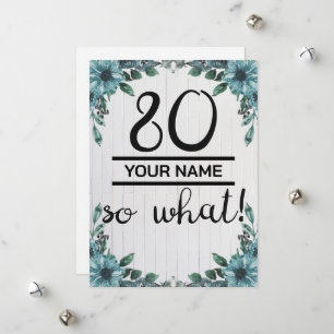 80歳の誕生日おめでとう 面白い シーズンカード