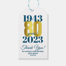 80歳の誕生日お礼