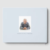 80歳の誕生日お祝い複数写真コラージュ ゲストブック (裏面)