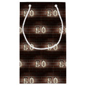 80歳の誕生日を迎えるマルケの灯 スモールペーパーバッグ (裏面)