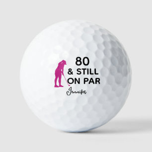 80歳の誕生日を迎える女性ゴルファーに贈る面白いギフト ゴルフボール